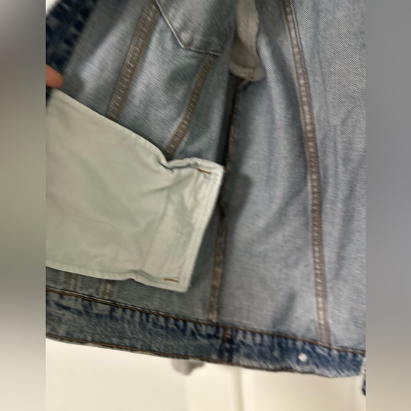 H&M “Divided” Gray/Blue Jean Jacket Unisex Adults Size Medium - Picture 3 of 10